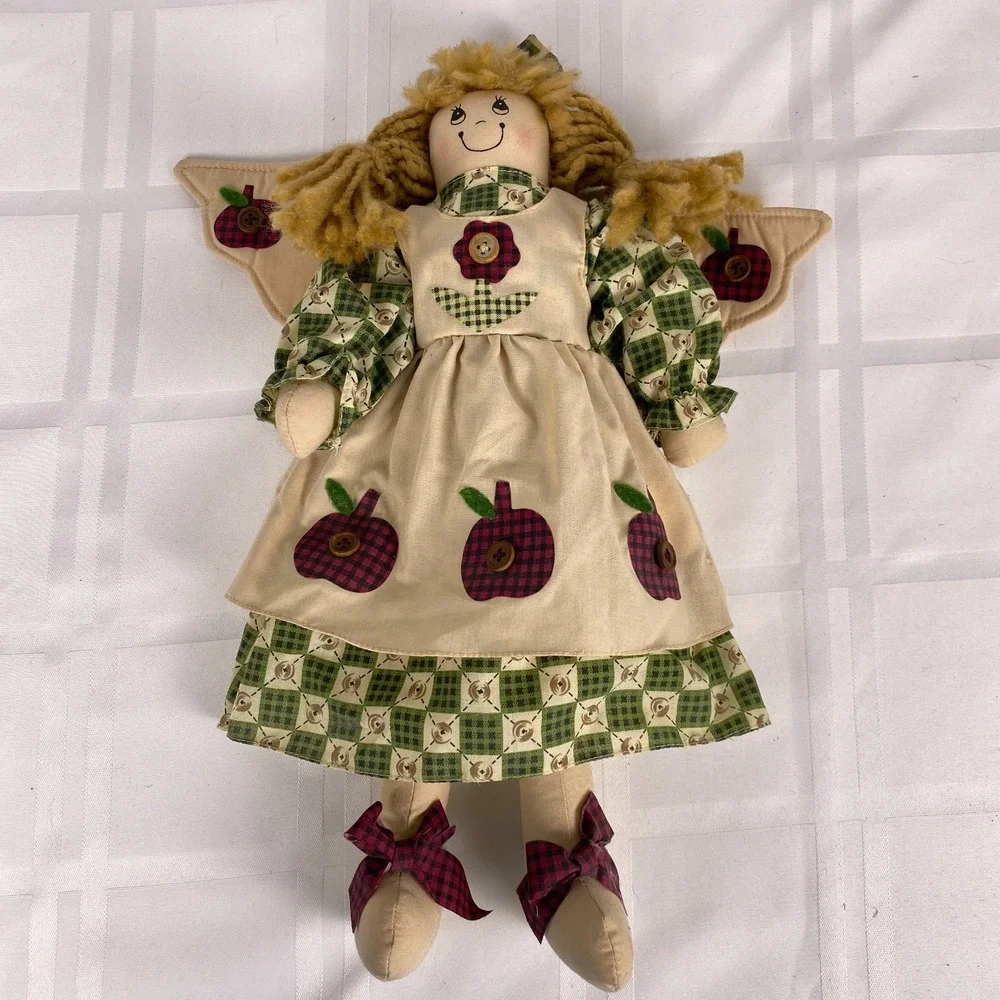 Tb Toy Trading‎ Country Folk Art Angel Rag Doll 14